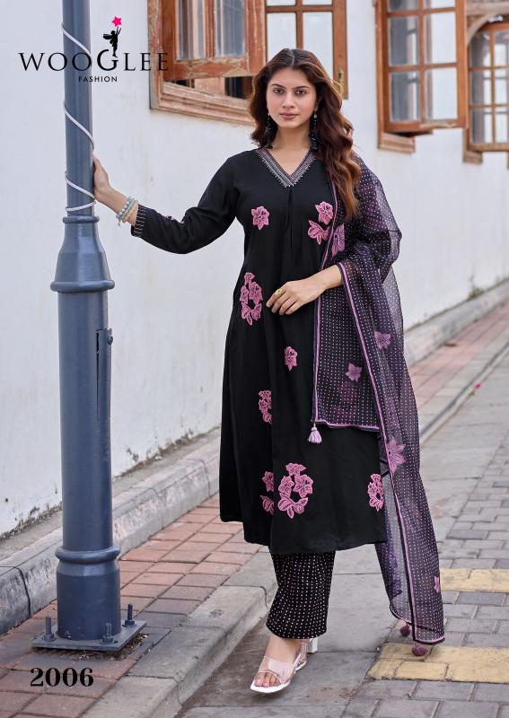 Wooglee vasudha spring fresh catalogue kurti wholesale